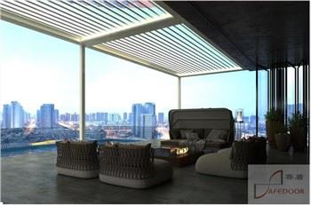 Pergola Louvered Trydan